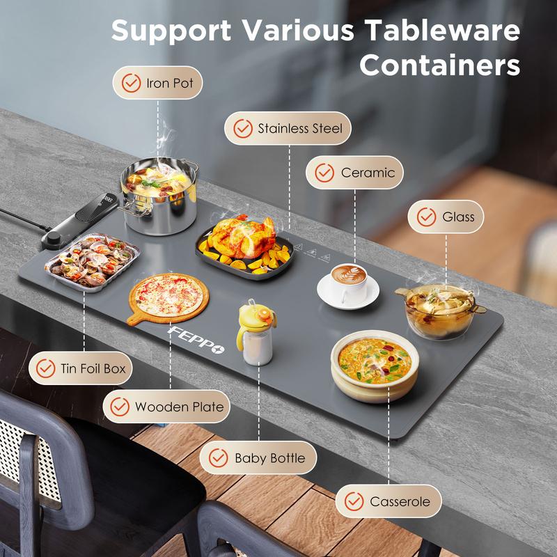 Adjustable Food Warming Mat