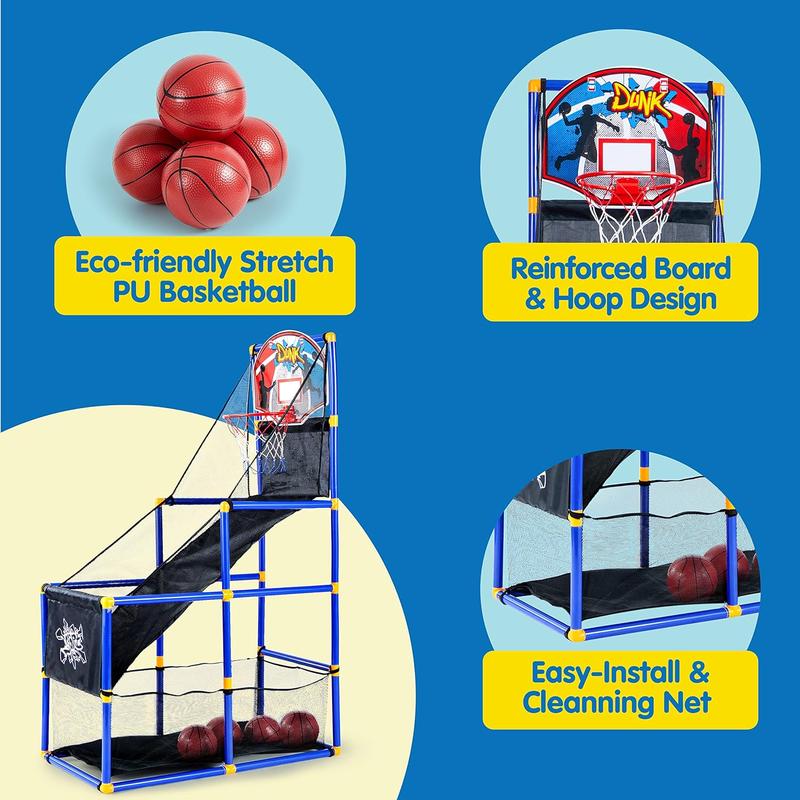 Kids Arcade Basketball Game Set